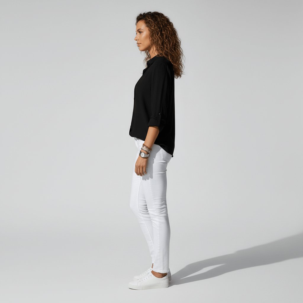 Aveline Women's Blouse | Relaxed Fit, Long Sleeve, Plus Size Available 5