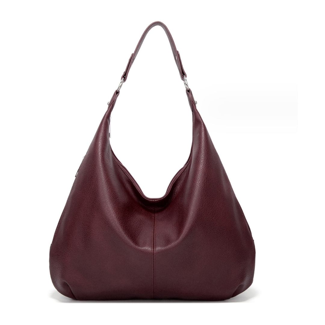 Chimene Women's Shoulder Bag | Vegan Leather, Adjustable Strap, Black 1