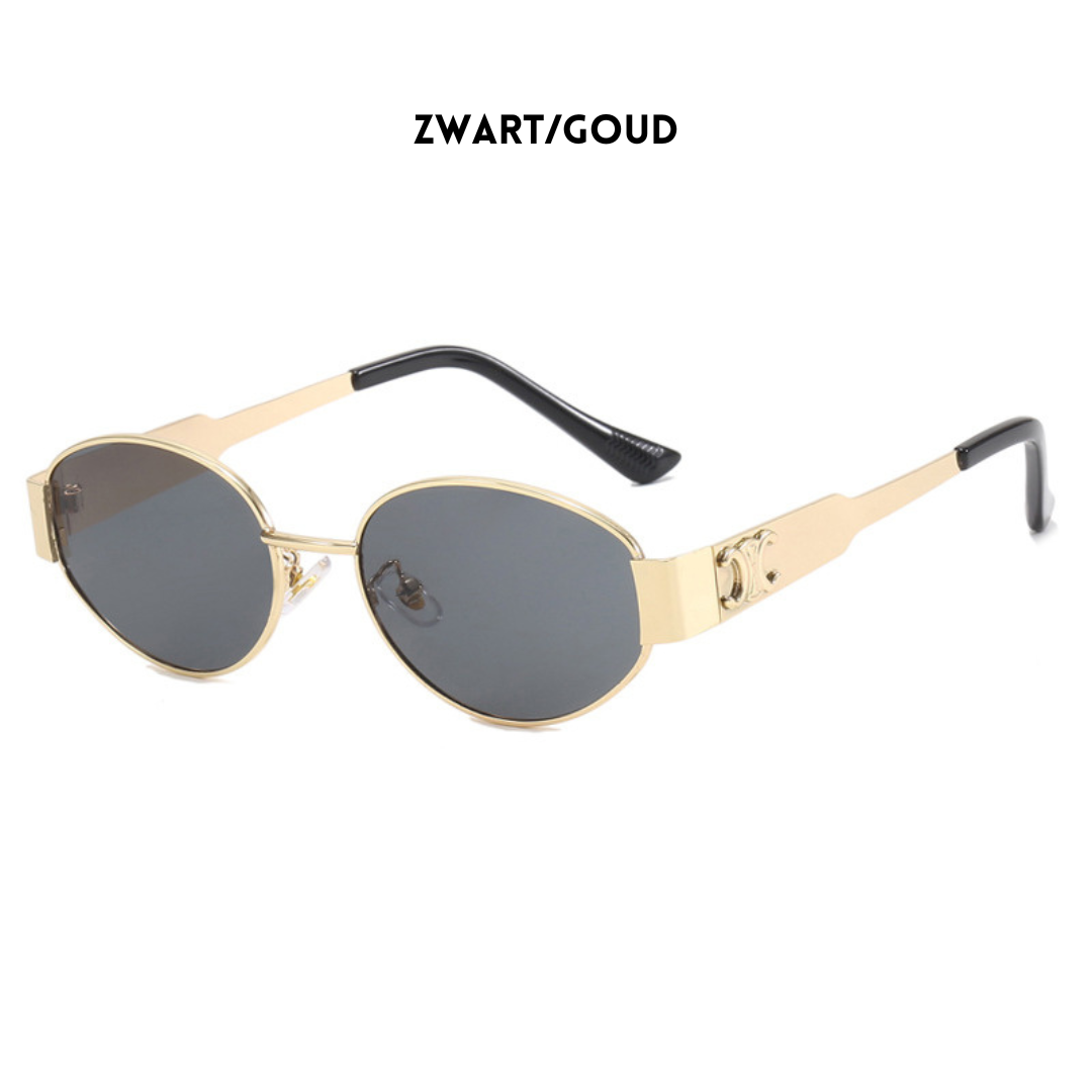 Isya Women's Sunglasses | Gold Frame, Vintage 90s Style 1
