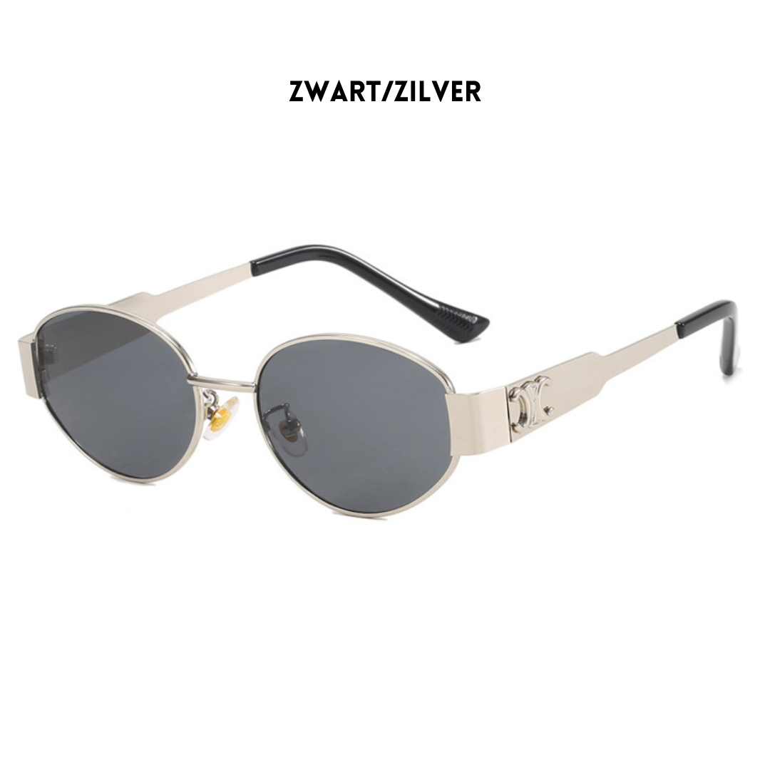Isya Women's Sunglasses | Gold Frame, Vintage 90s Style 4