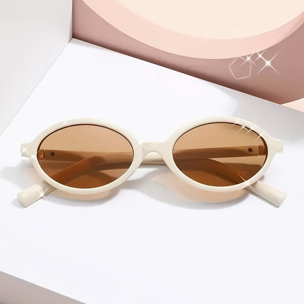 Ivy Women's Sunglasses | Retro Oval Frame, UV400 Protection 3