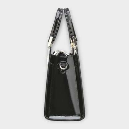 Joanna Women's Tote Handbag | Glossy Crocodile Pattern 2