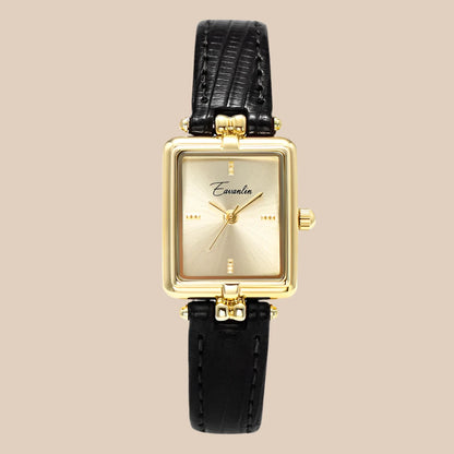 Sienna Women's Watch | Gold Dial, Leather Strap 11