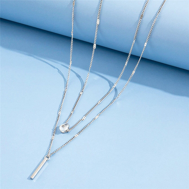 Vina Women's Necklace | Gold Pendant, Elegant Water Drop Design 3