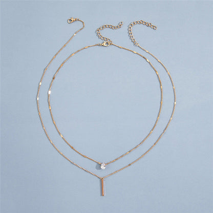 Vina Women's Necklace | Gold Pendant, Elegant Water Drop Design 5
