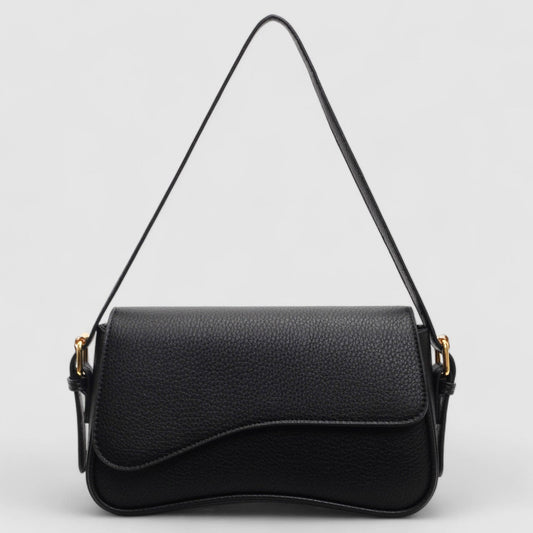 Zoey Women's Handbag | Elegant Wavy Vegan Leather Design 0