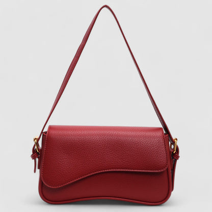 Zoey Women's Handbag | Elegant Wavy Vegan Leather Design 2